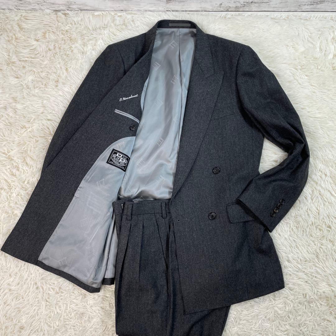 ダンヒル ダブルスーツ ダークグレー 菅田将暉