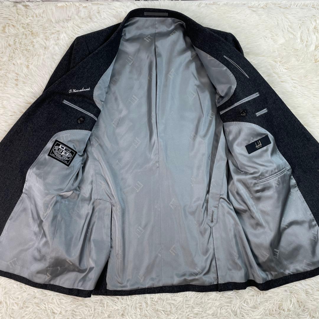 ダンヒル ダブルスーツ ダークグレー 菅田将暉