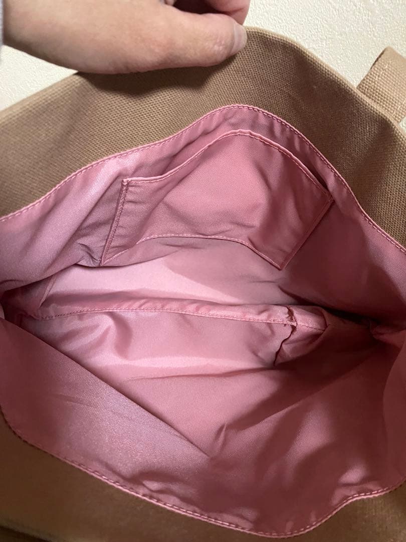 2点set フェイラーオールドテディトート小ベージュ➕ハンドルカバーベージュ