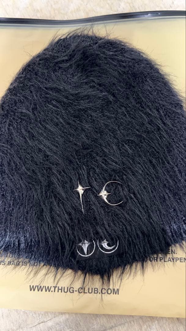 THUG CLUB ブラック ニット帽