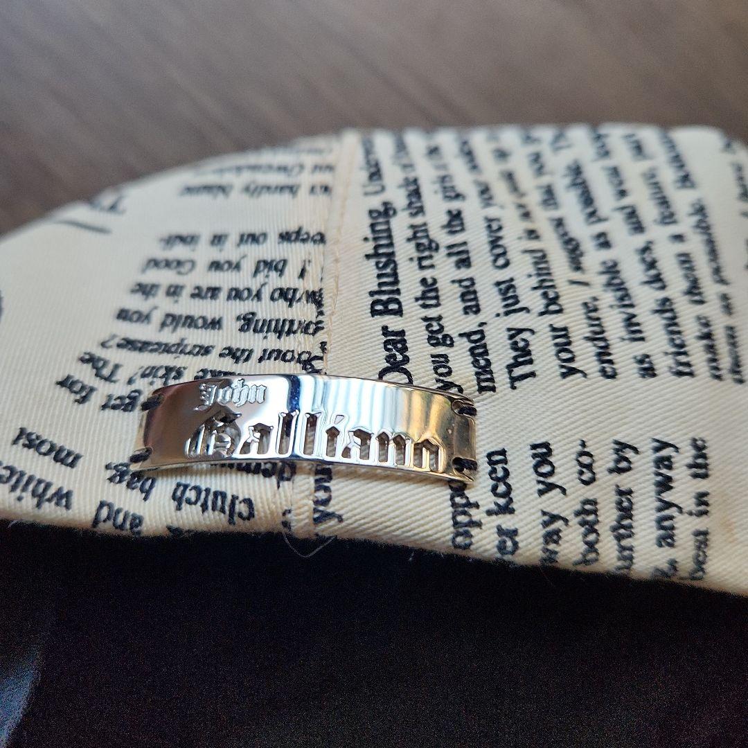 激レア♥️JohnGalliano刺繍装飾ハンチング