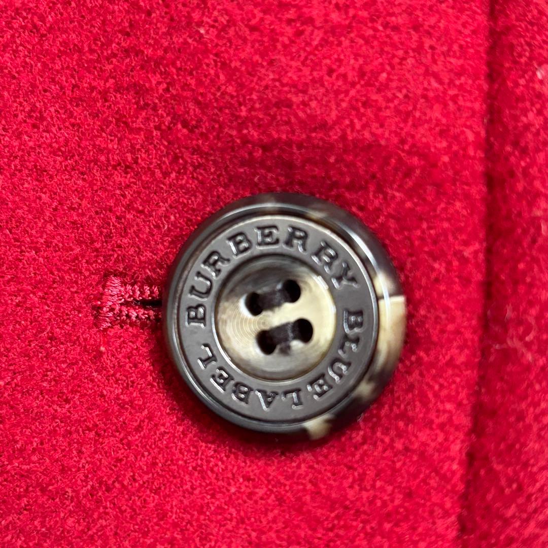 バーバリーブルーレーベル フーデッドコート ウールコート2way