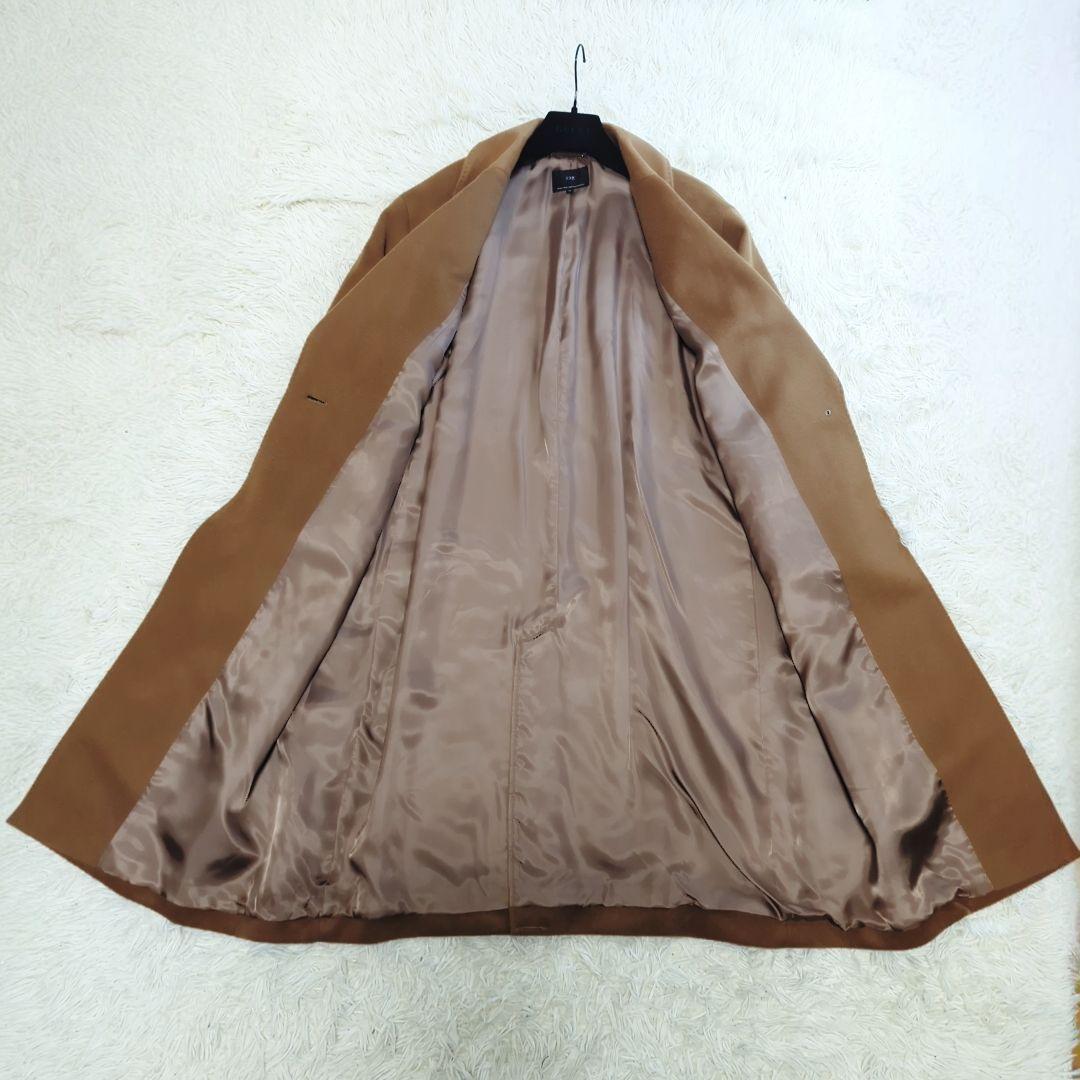 【未使用】近年モデル 23区 チェスターコート ロング カシミヤ ゆったり 46