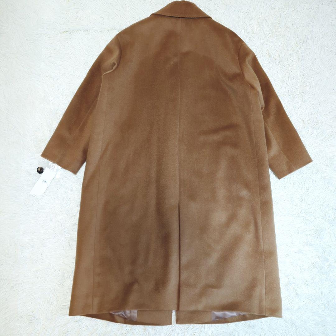 【未使用】近年モデル 23区 チェスターコート ロング カシミヤ ゆったり 46