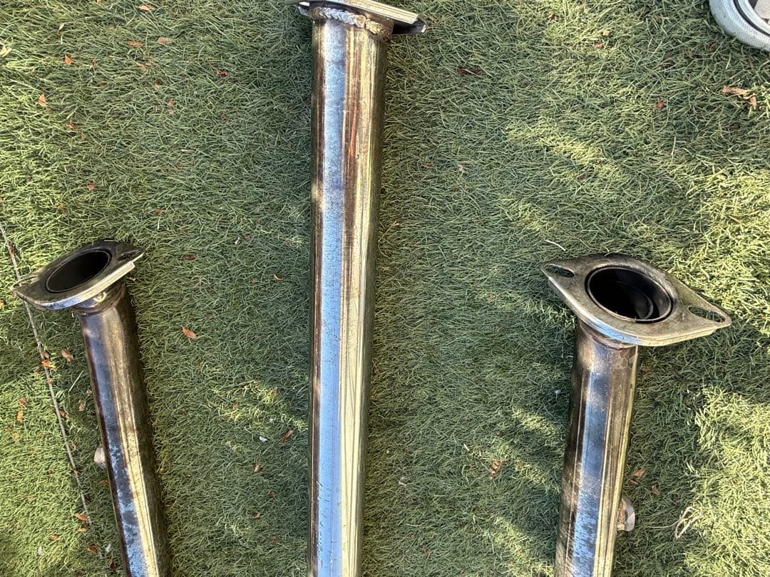 マークX スリーキャッツ　太鼓付き中間パイプ　最終値下げ