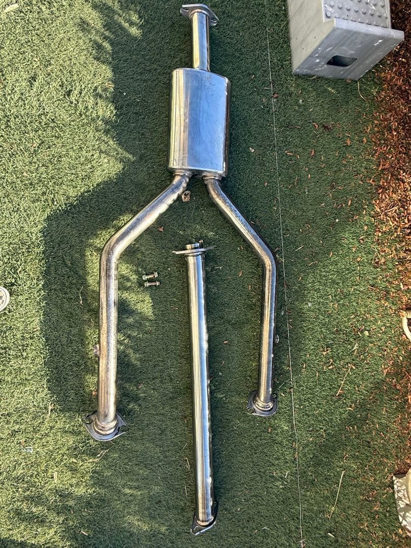 マークX スリーキャッツ　太鼓付き中間パイプ　最終値下げ