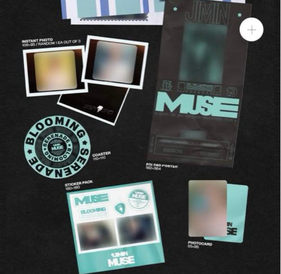 Jimin MUSE 2形態セット CD JPFCホログラムカード