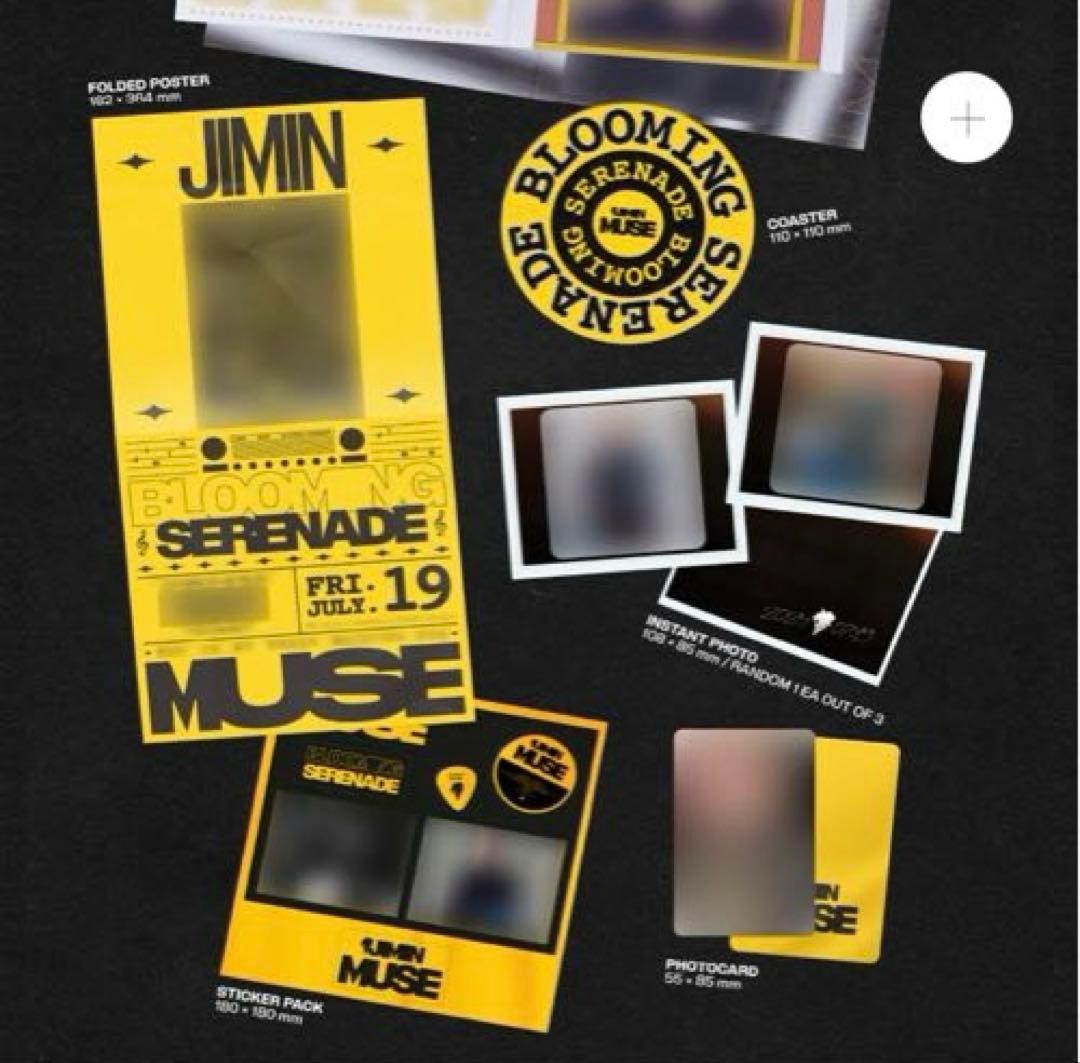Jimin MUSE 2形態セット CD JPFCホログラムカード