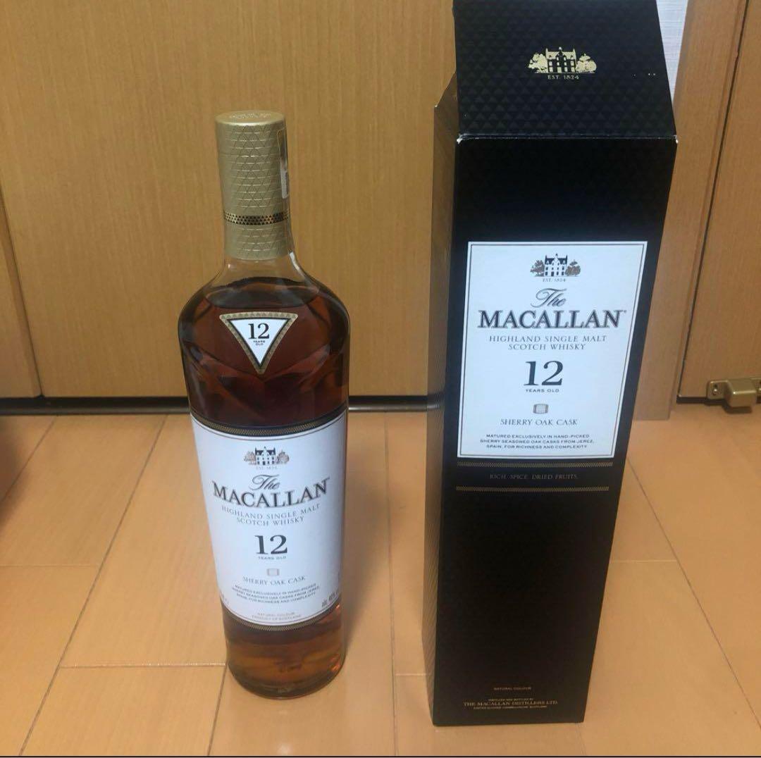 （新品未開封）マッカラン　12年　 シェリーオークカスク