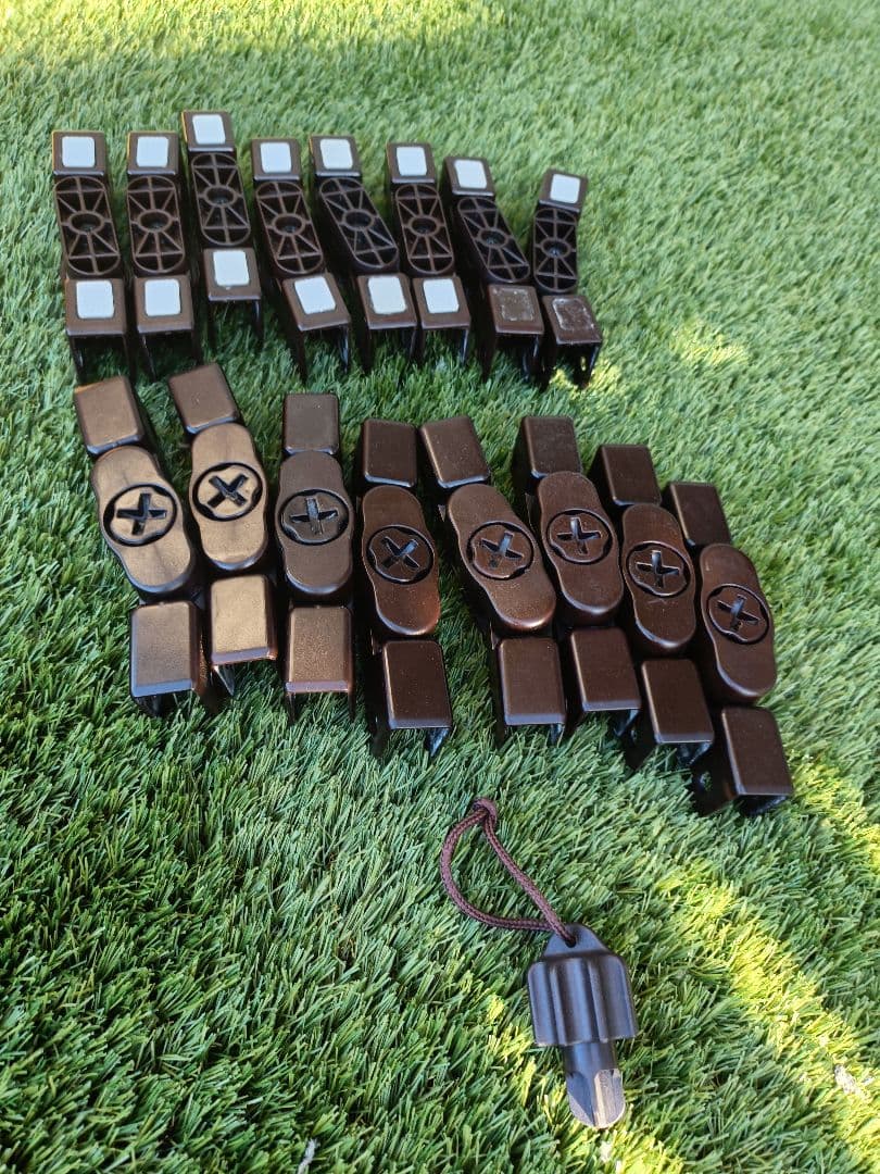 【日本育児】木製ベビーサークル 8枚セット※角度自在。補助スタンド8個付