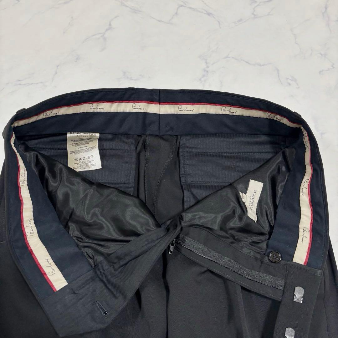 未使用極美品 バーバリーロンドン 正規品 セットアップ スーツ 48 L 黒