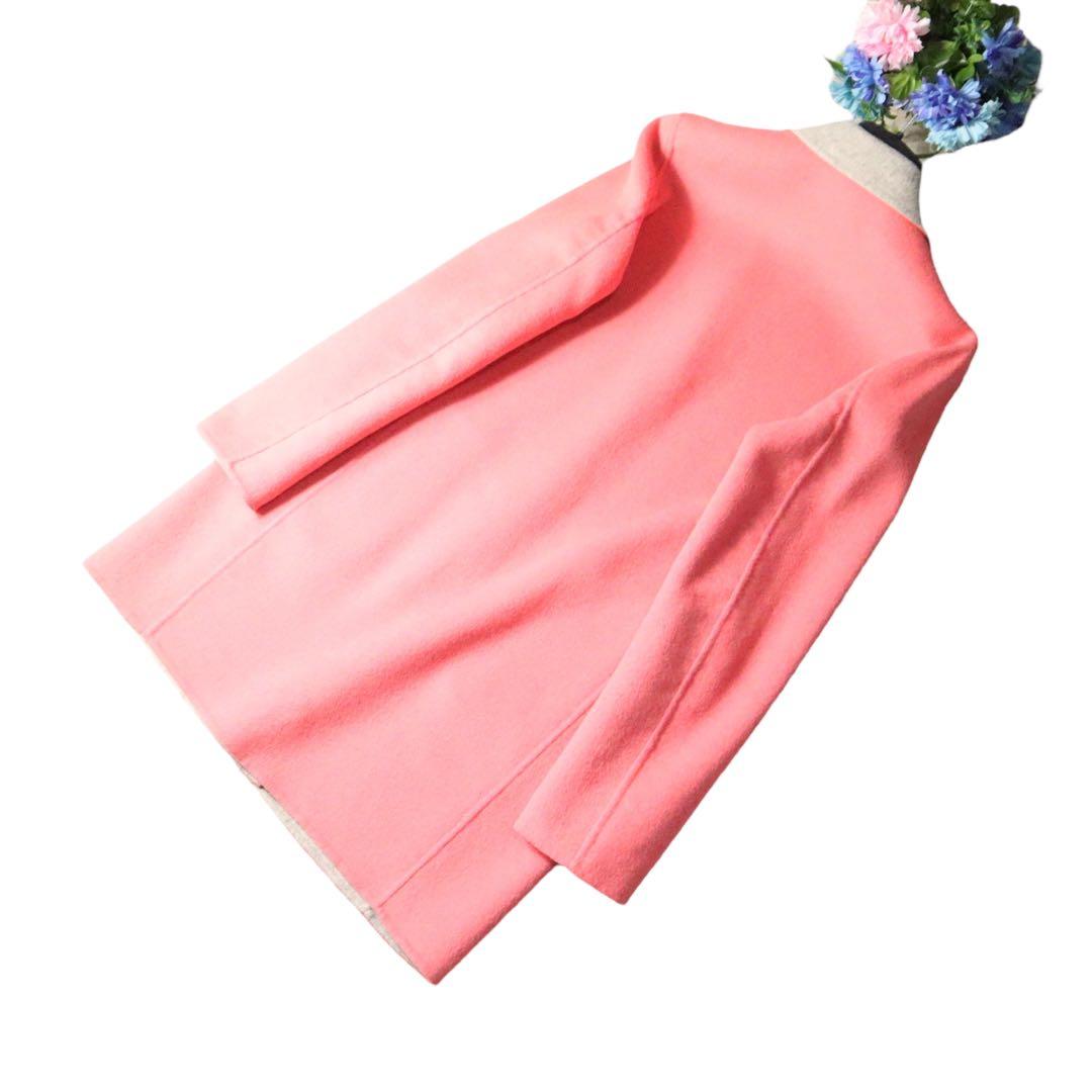 Maxmara max&co ダブルフェイス　クチートアマーノ鮮やかロングコート