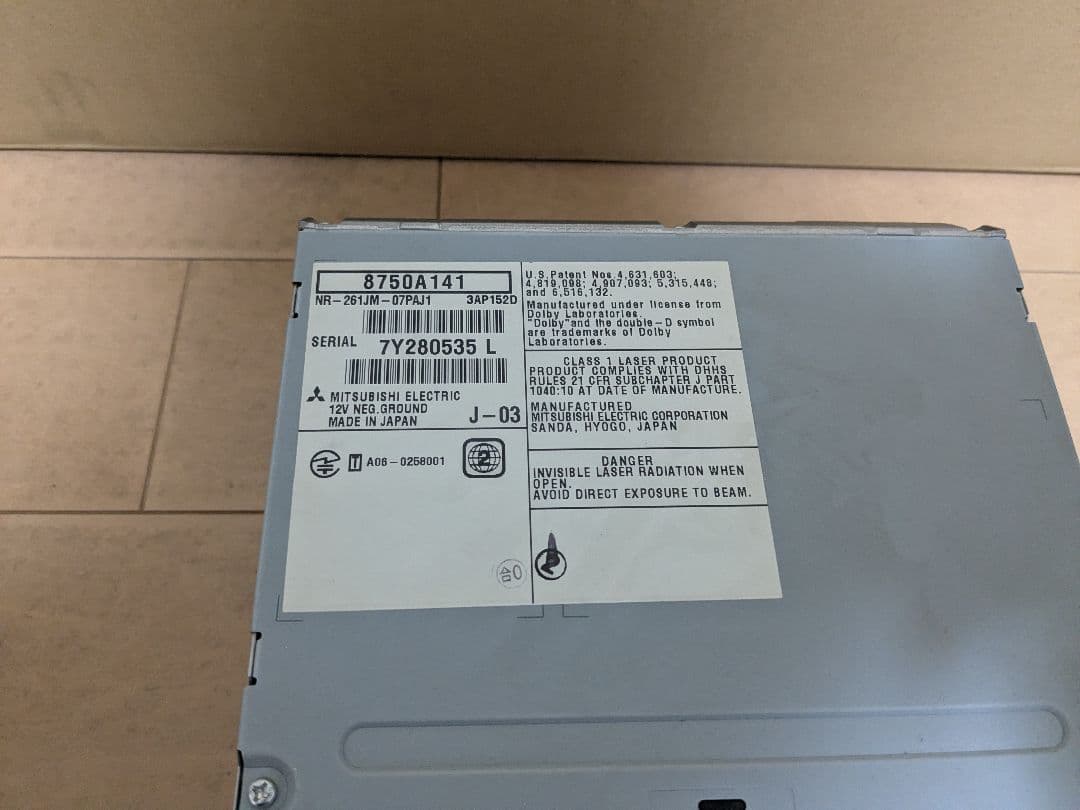 デリカD5　cv5w　純正ナビ