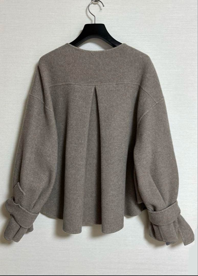 ADORE アドーア ヘリンボーンジャケットショートコート