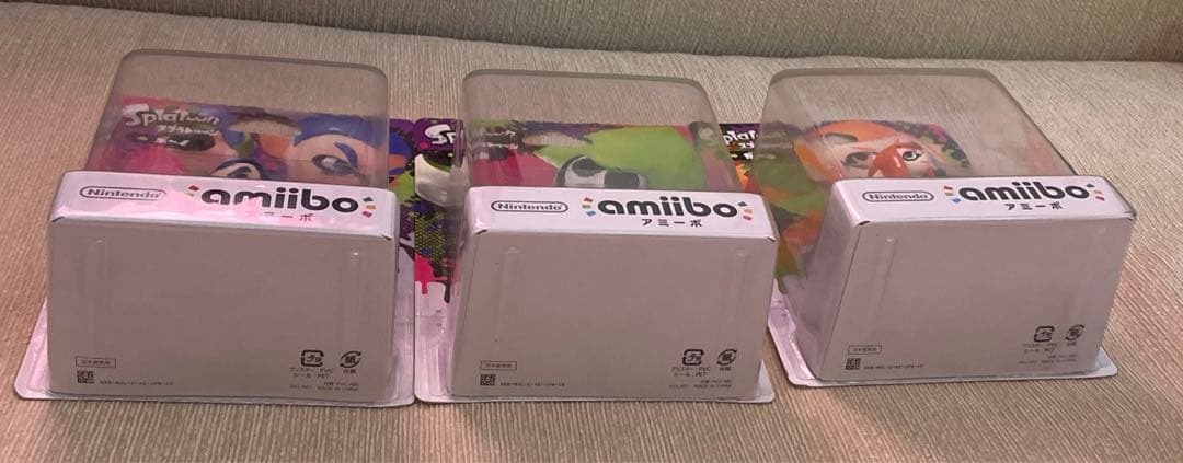 amiibo イカ(スプラートゥーンシリーズ) 3点セット