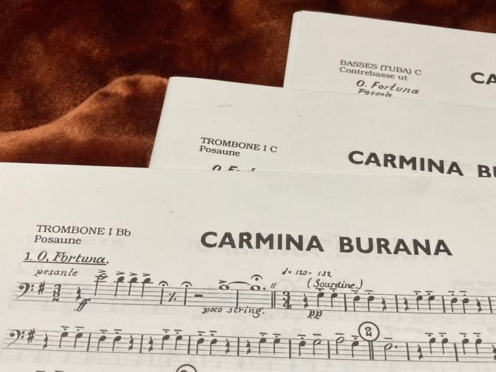 カルミナ　ブラーナ（オルフ作曲）楽譜