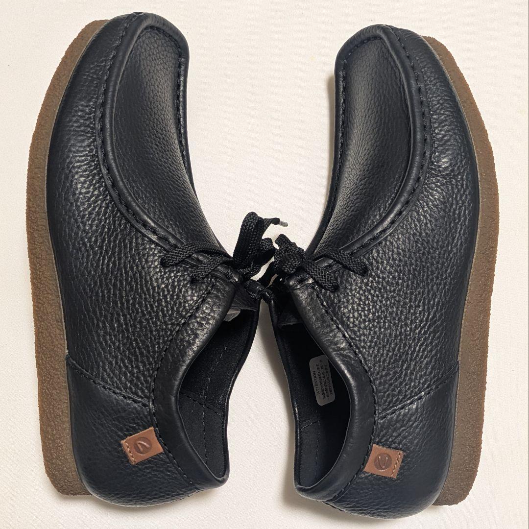 未使用 Clarksコレクション ワラビー シェイカーIIラン 黒 UK8.5