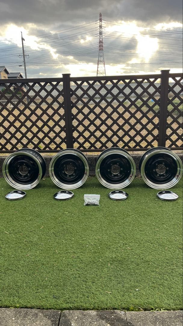 k*@様 OGスムージー16インチホイール4本200系ハイエース用 深リム US