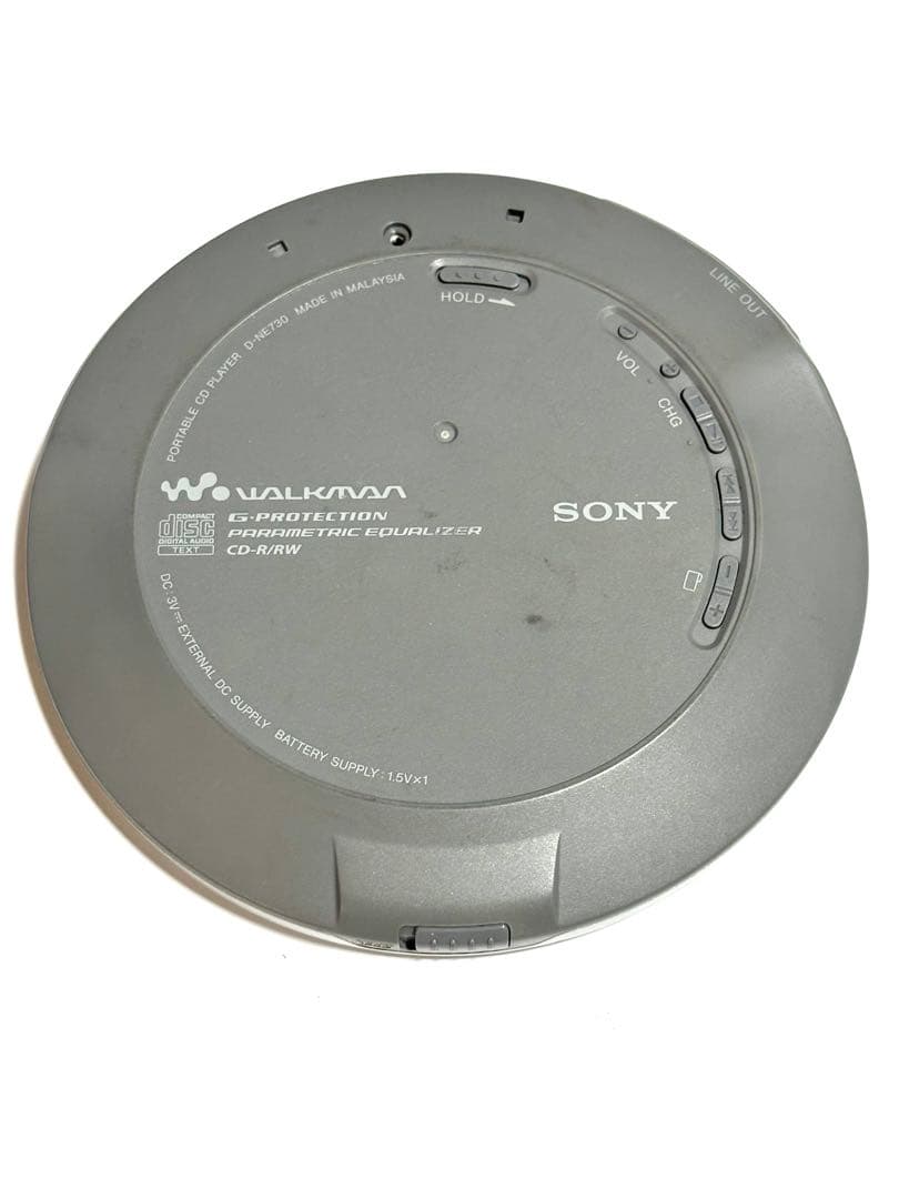 SONY CDウォークマン D-NE730 動作品 リモコン付き