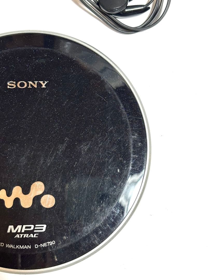 SONY CDウォークマン D-NE730 動作品 リモコン付き
