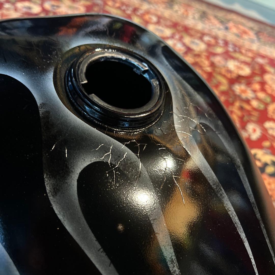 ピーナッツタンク　クラック　エイジング塗装　キャップ付き！