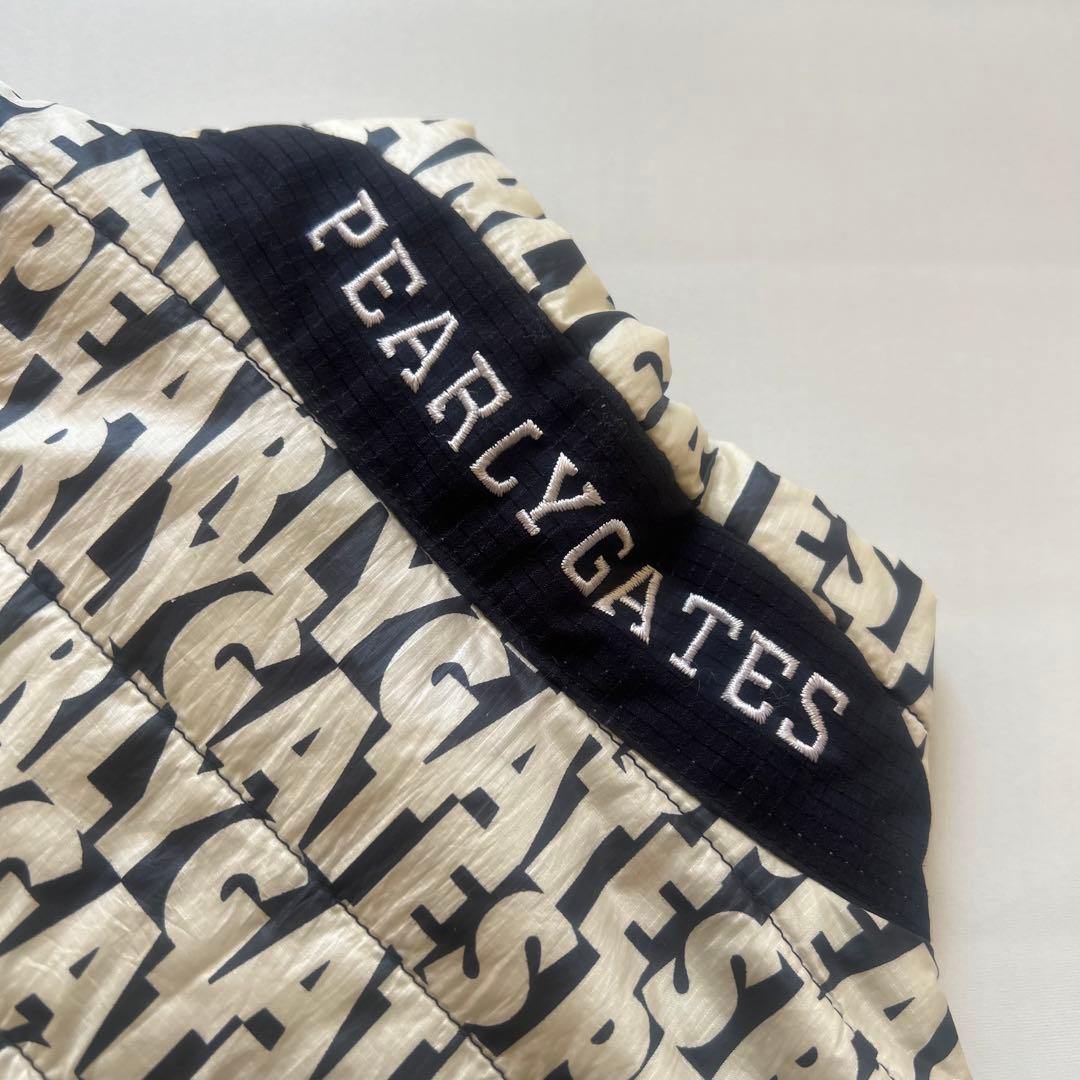 Pearly gates パーリーゲイツ　総柄　ダウンベスト　中綿　メンズ L