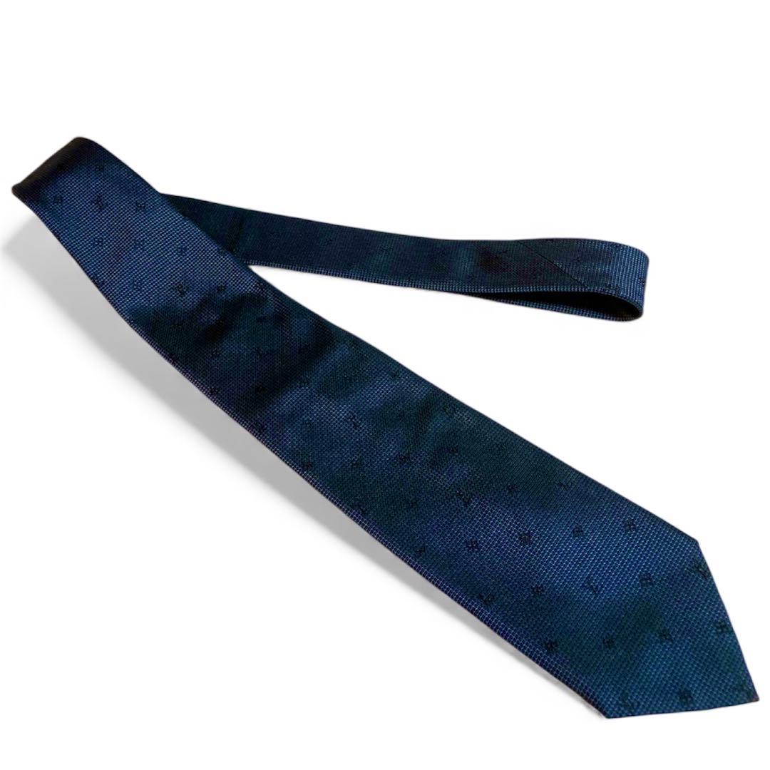LOUIS VUITTON ルイヴィトン　ネクタイ　モノグラム　ネイビー