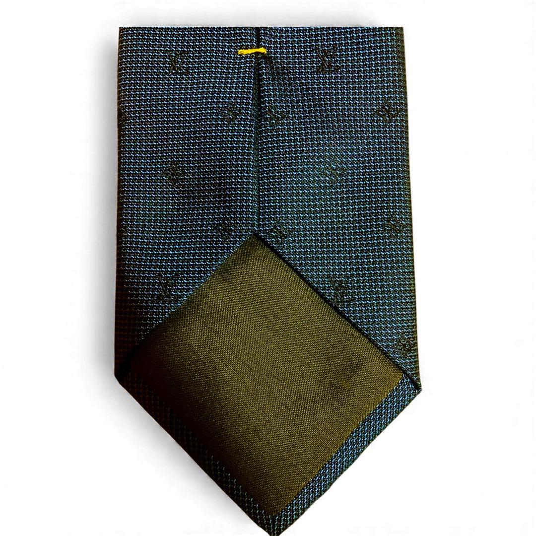 LOUIS VUITTON ルイヴィトン　ネクタイ　モノグラム　ネイビー