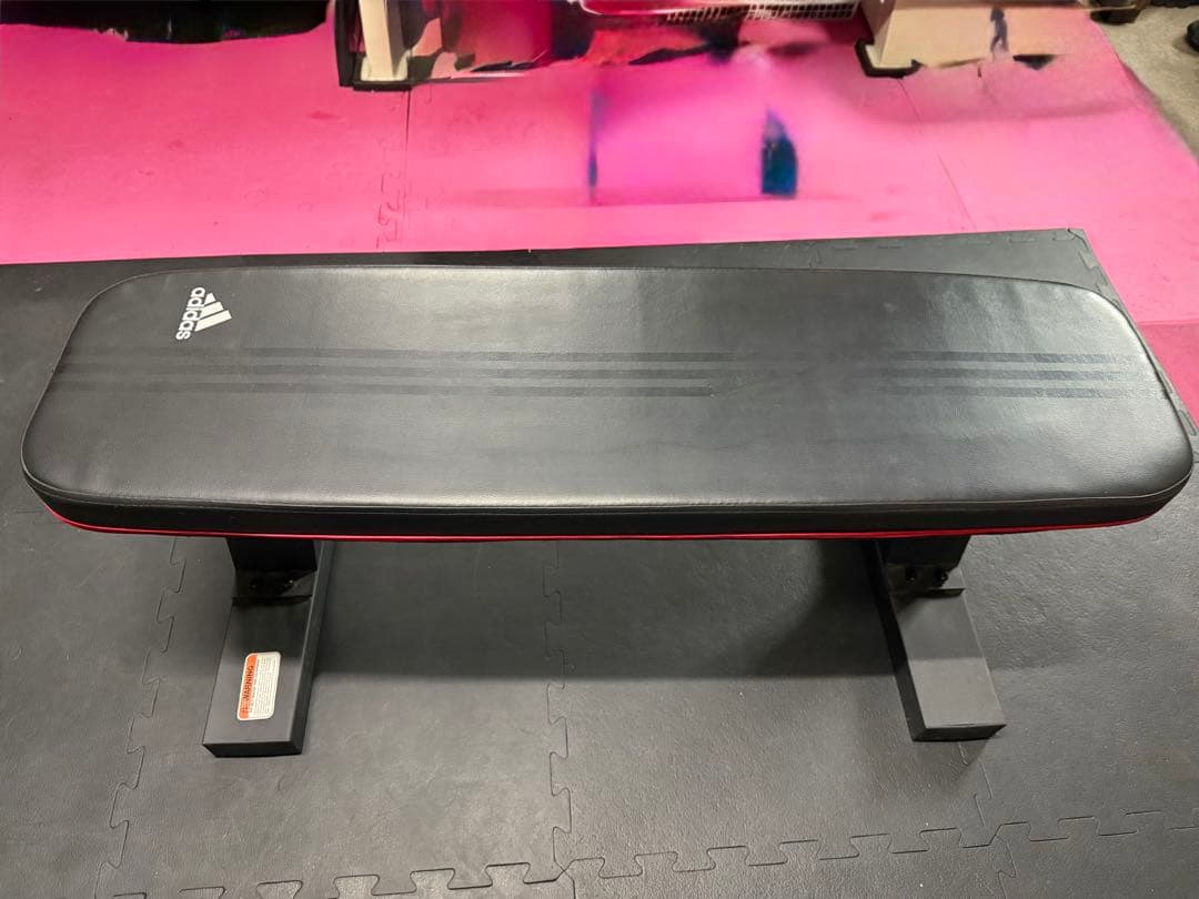 [引き取り限定]　アディダス　トレーニングフラットベンチ