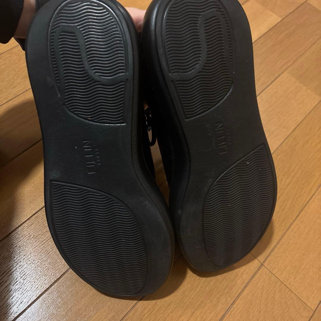 FILLIN LUCENT ブラック スニーカー　24センチ