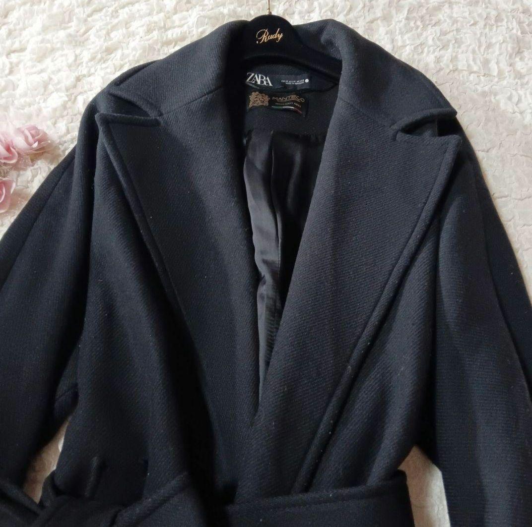 美品　ZARA　マンテコ　ロングコート