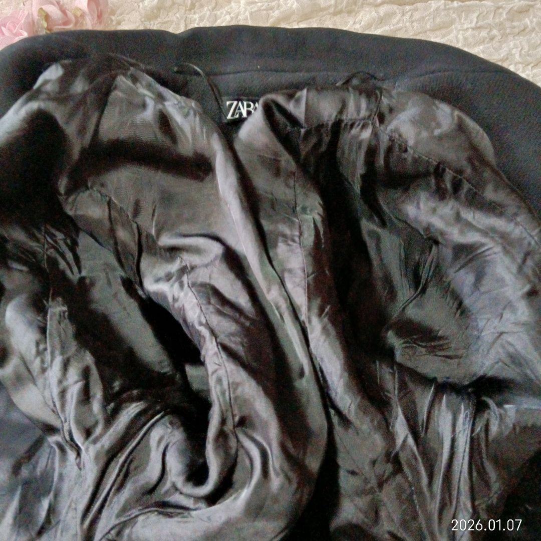 美品　ZARA　マンテコ　ロングコート