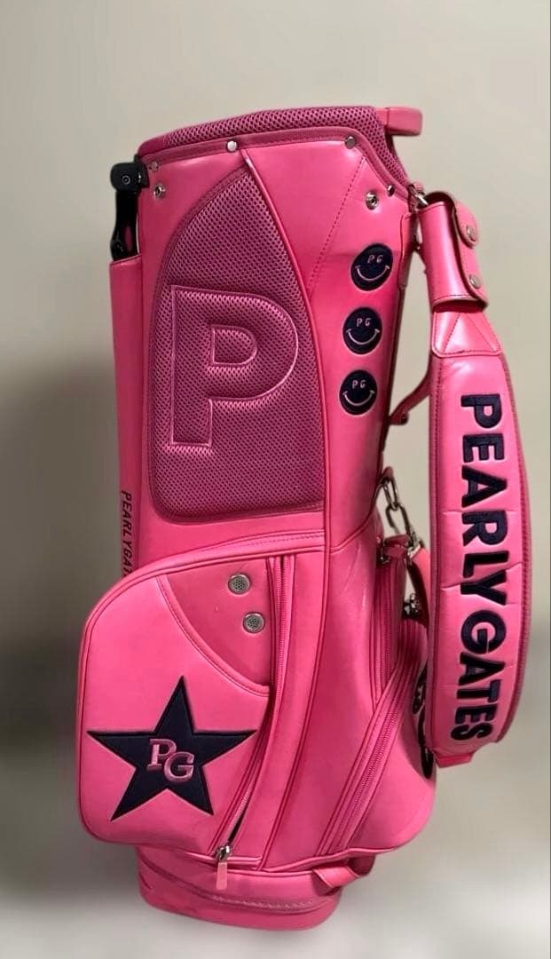 PEARLY GATES ピンク キャディバッグ 46 インチ対応(9型)
