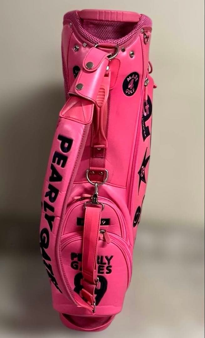 PEARLY GATES ピンク キャディバッグ 46 インチ対応(9型)