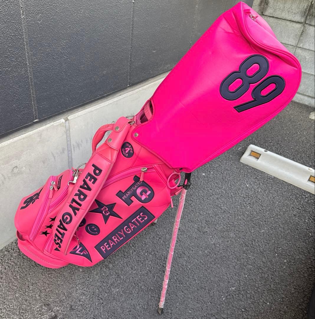 PEARLY GATES ピンク キャディバッグ 46 インチ対応(9型)