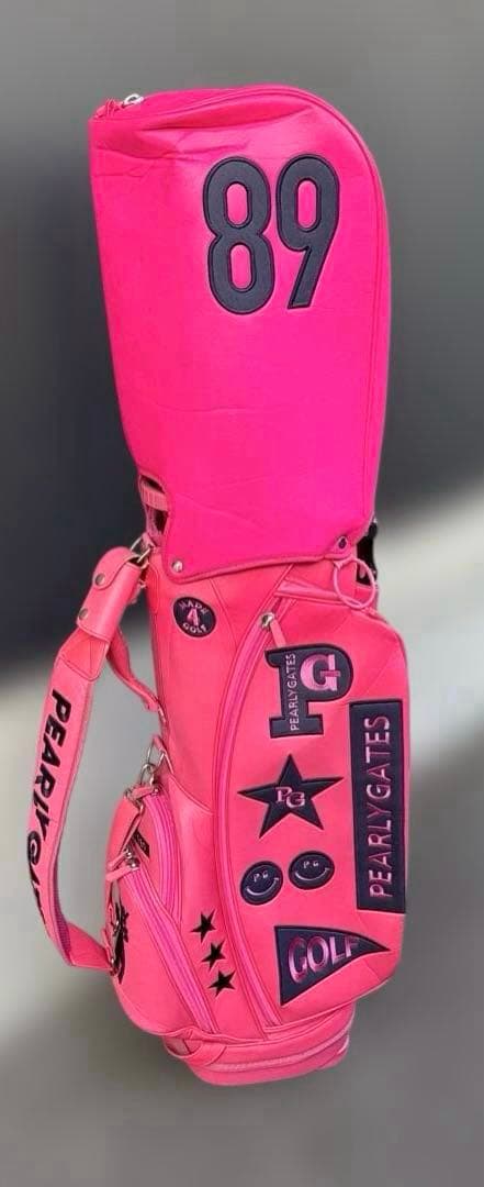 PEARLY GATES ピンク キャディバッグ 46 インチ対応(9型)