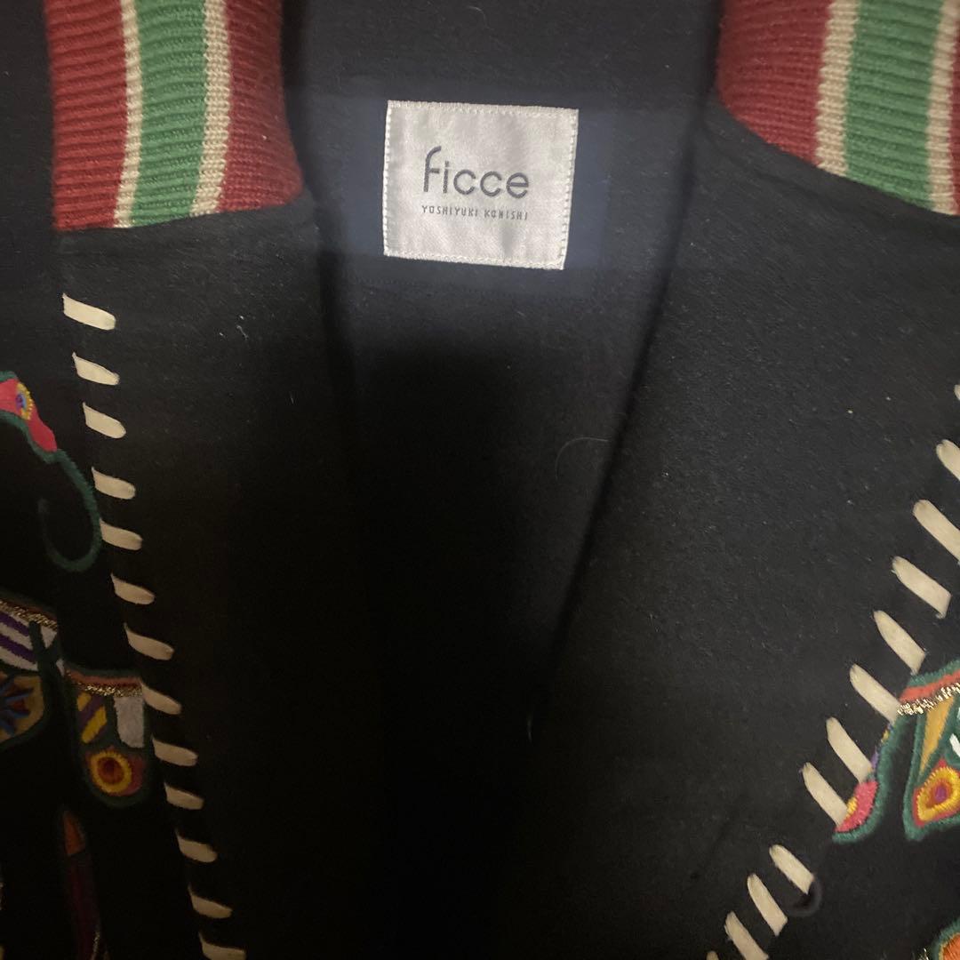 フィッチェ　エンプロイダリーメキシカンジャケット　ブラックブラウン　メンズ