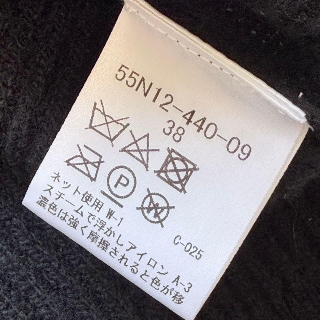 美品　ブルーレーベルクレストブリッジ　ブラウス付きニットベスト　ブラック