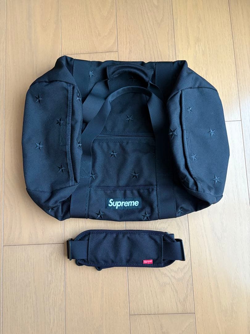 Supreme Stars Duffle スター 星 ブラック