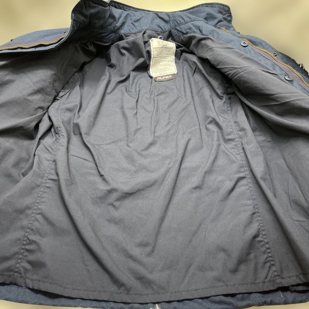 ALPHA M-65 高倉健モデル フィールド ジャケット アメリカ製 紺L