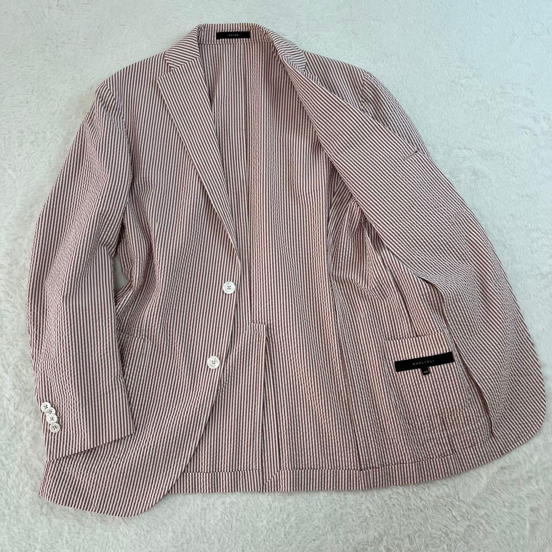 ボリオリ　BOGLIOLI DOVER ジャケット　シアサッカー　ストライプ