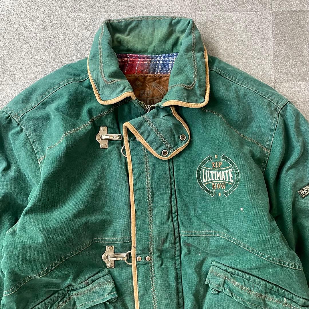 ジャケット・アウター Italy Made Fireman Duck Canvas Jkt M
