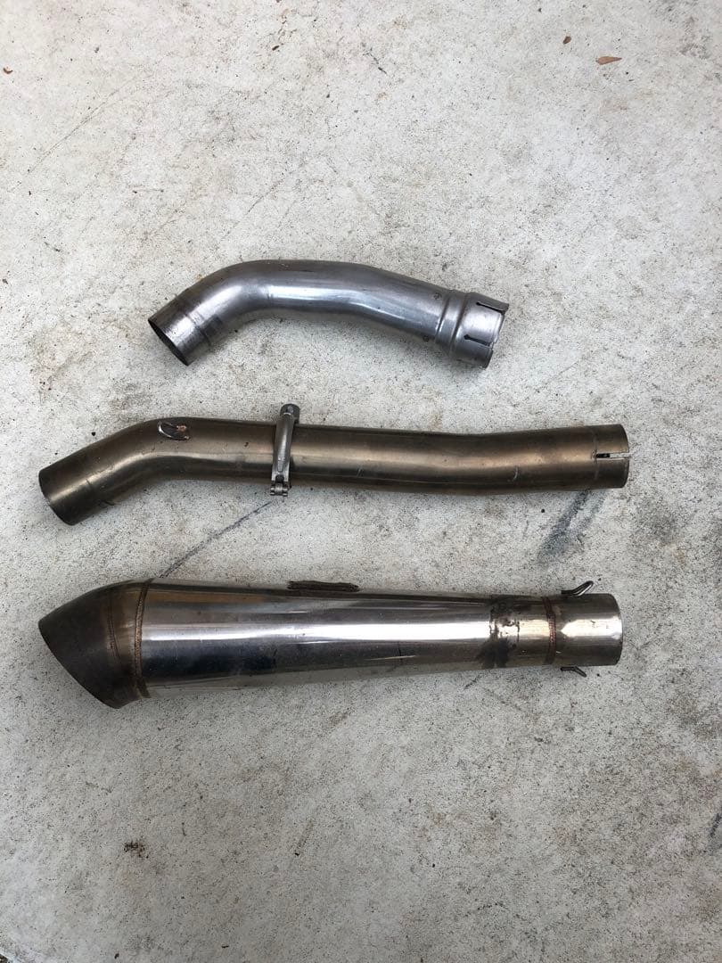 CBR1000rr sc57 メガホンマフラー 中間パイプ付