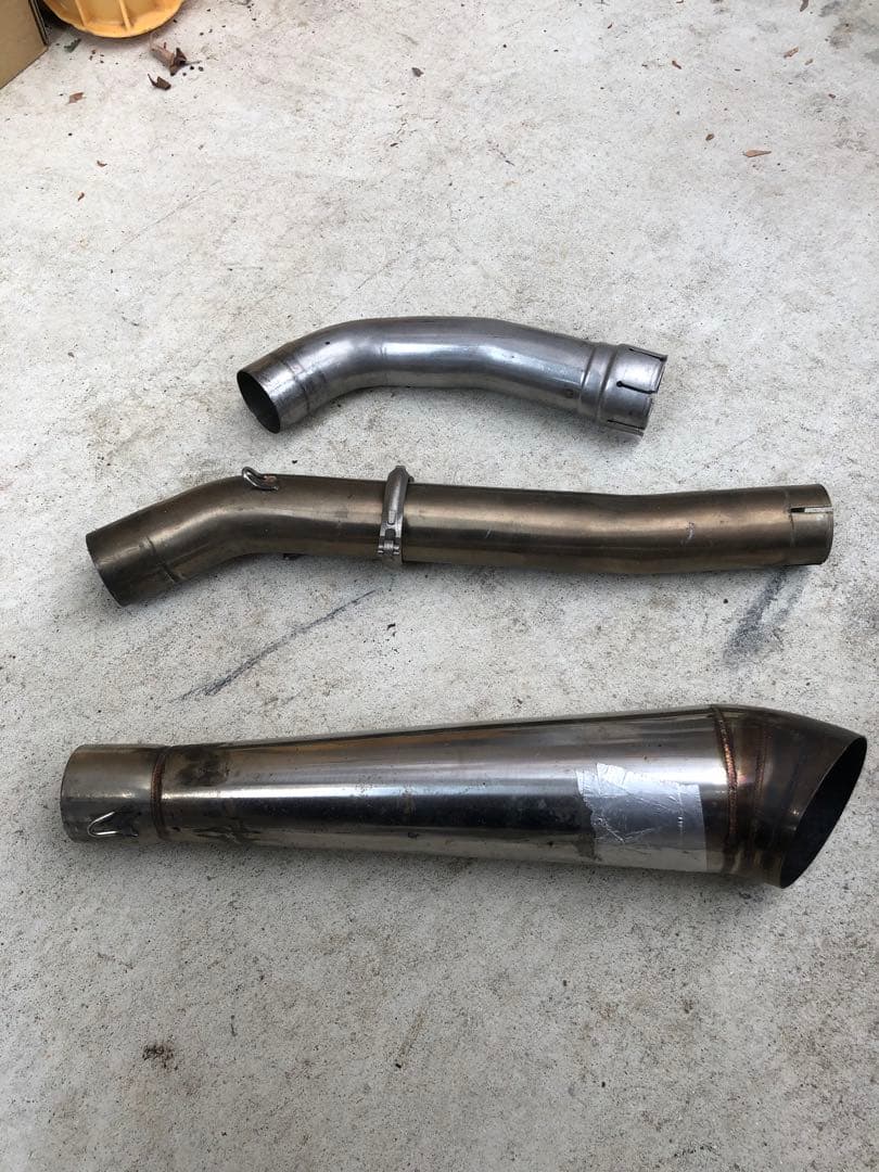 CBR1000rr sc57 メガホンマフラー 中間パイプ付