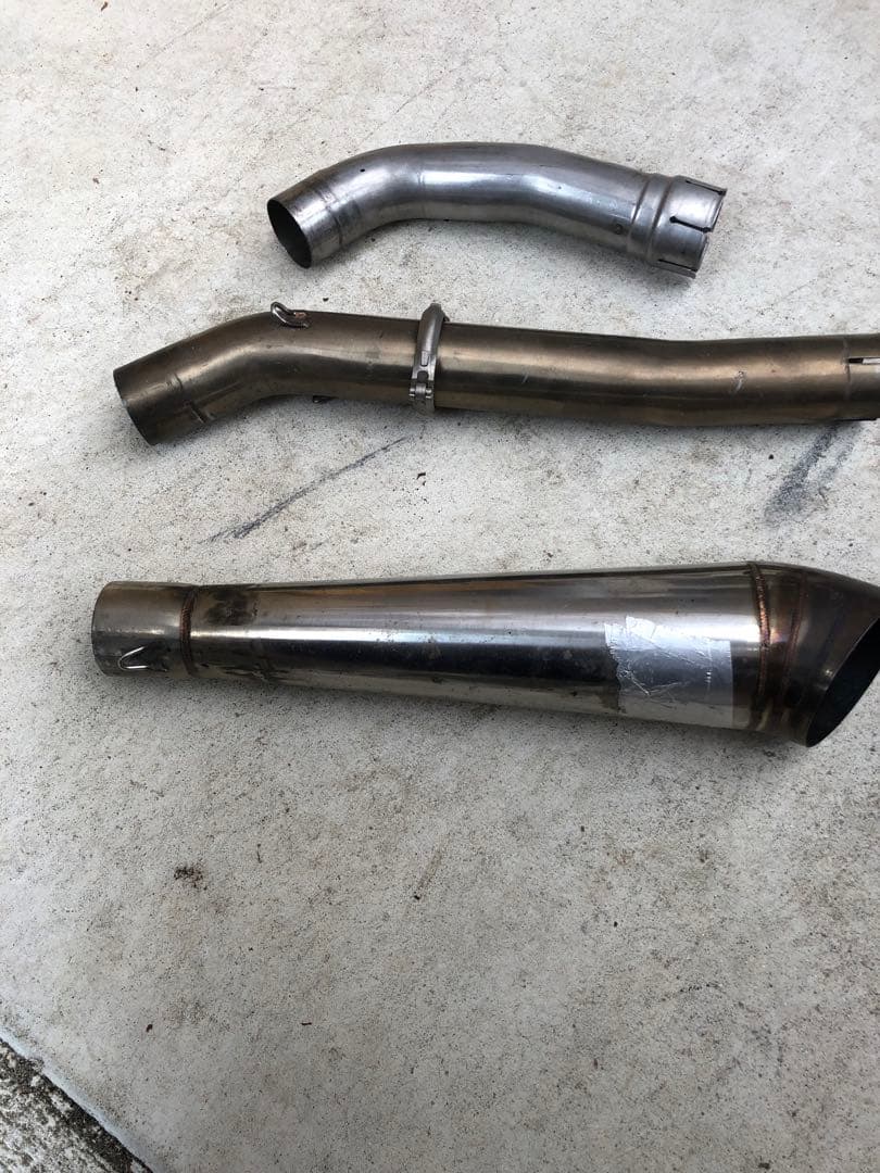 CBR1000rr sc57 メガホンマフラー 中間パイプ付