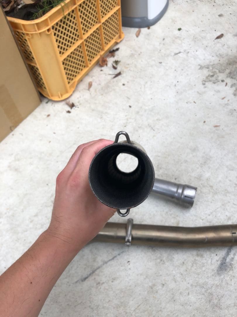 CBR1000rr sc57 メガホンマフラー 中間パイプ付