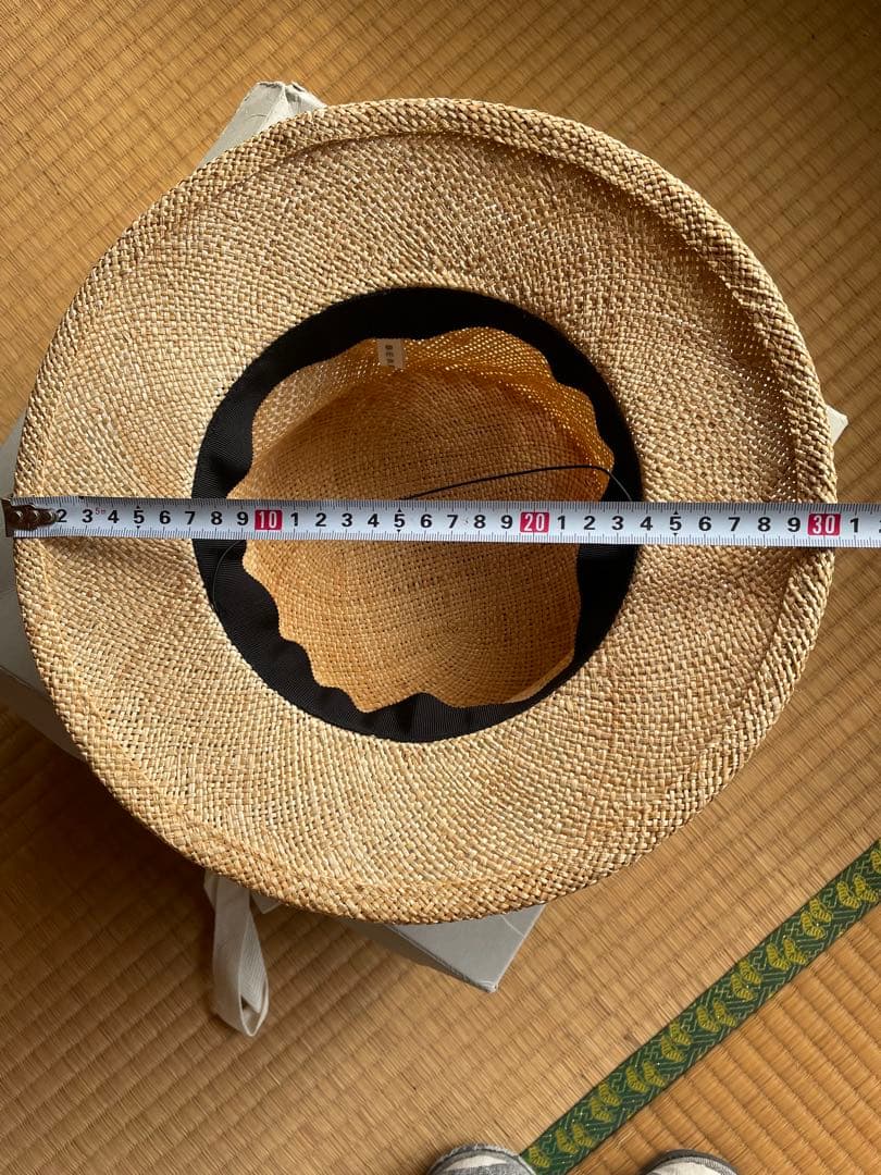 ベルレッタ berretta 麦わら帽子 直径約30cm