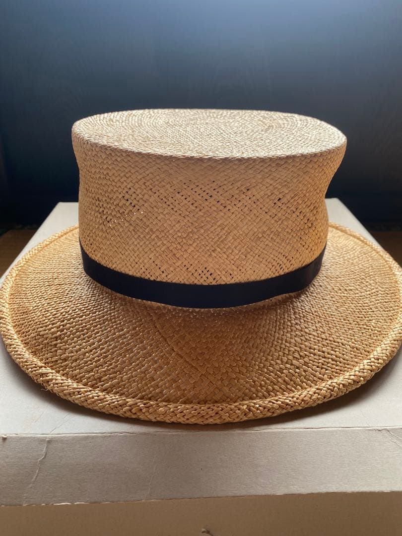 ベルレッタ berretta 麦わら帽子 直径約30cm