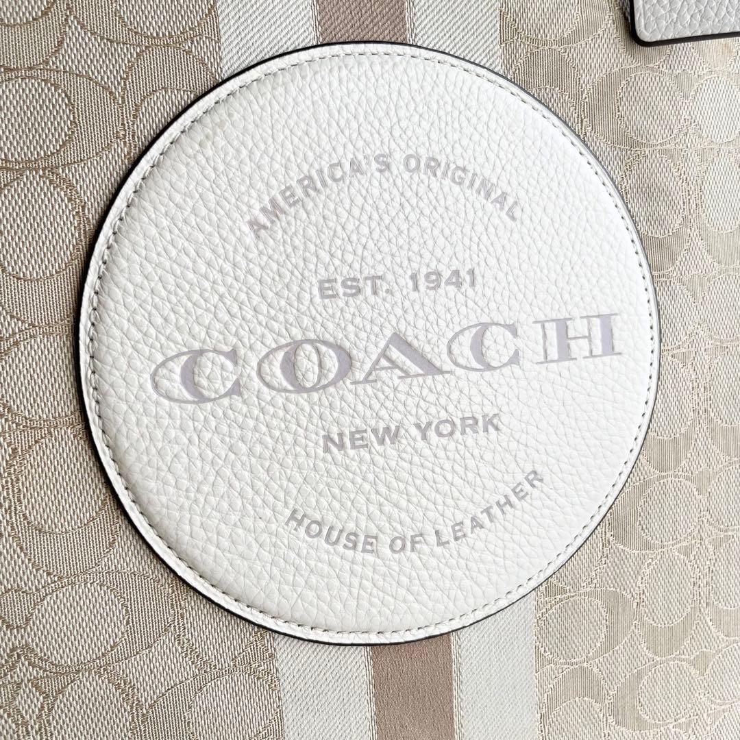 コーチ COACH トートバッグ デンプシー トート 40 シグネチャー 大判
