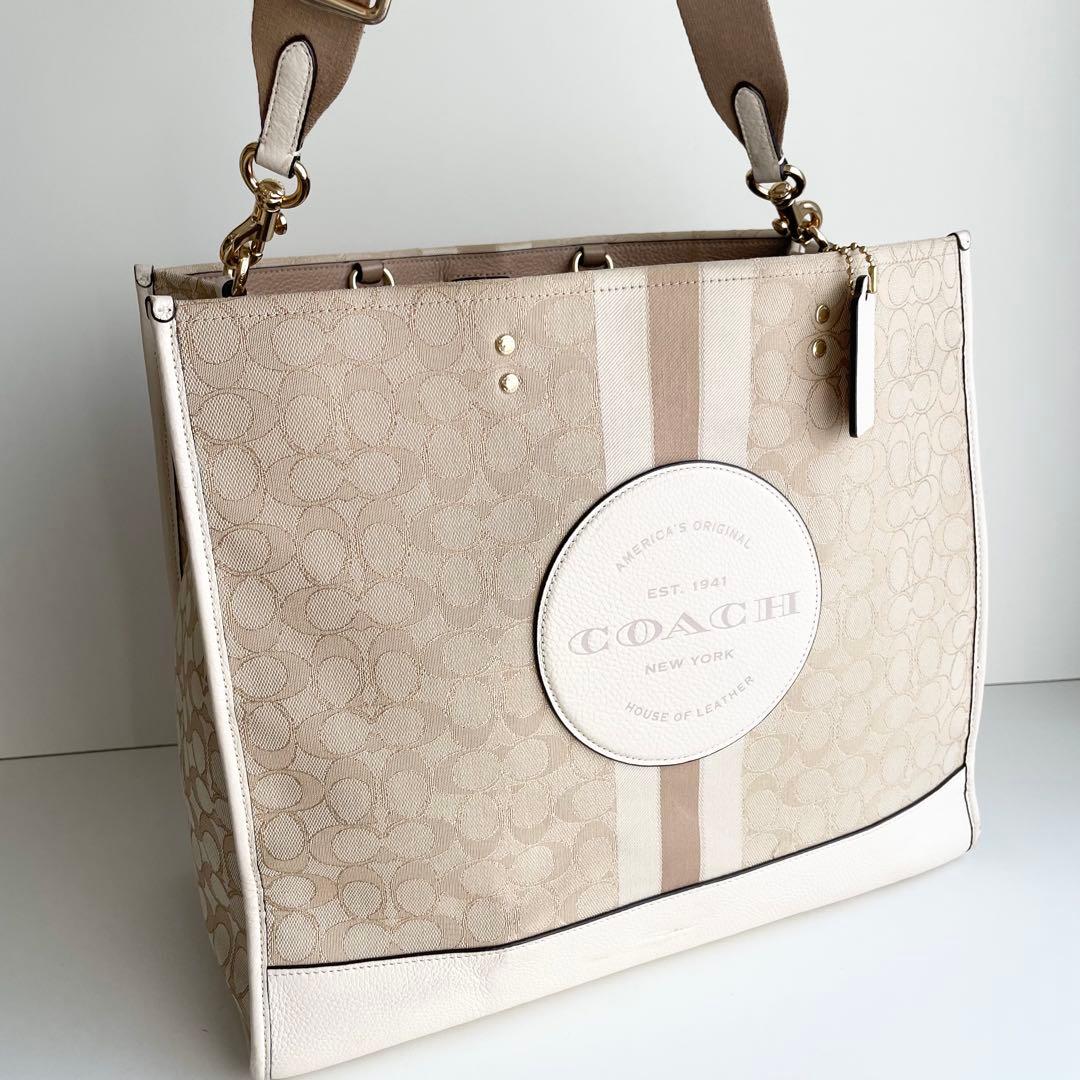 コーチ COACH トートバッグ デンプシー トート 40 シグネチャー 大判